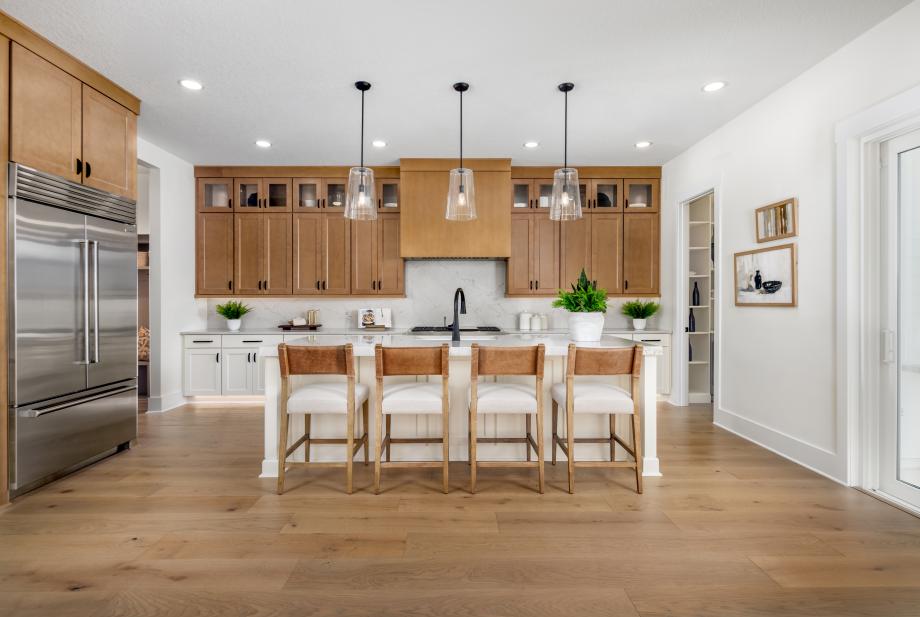 Gourmet kitchen in an Iron Branch home